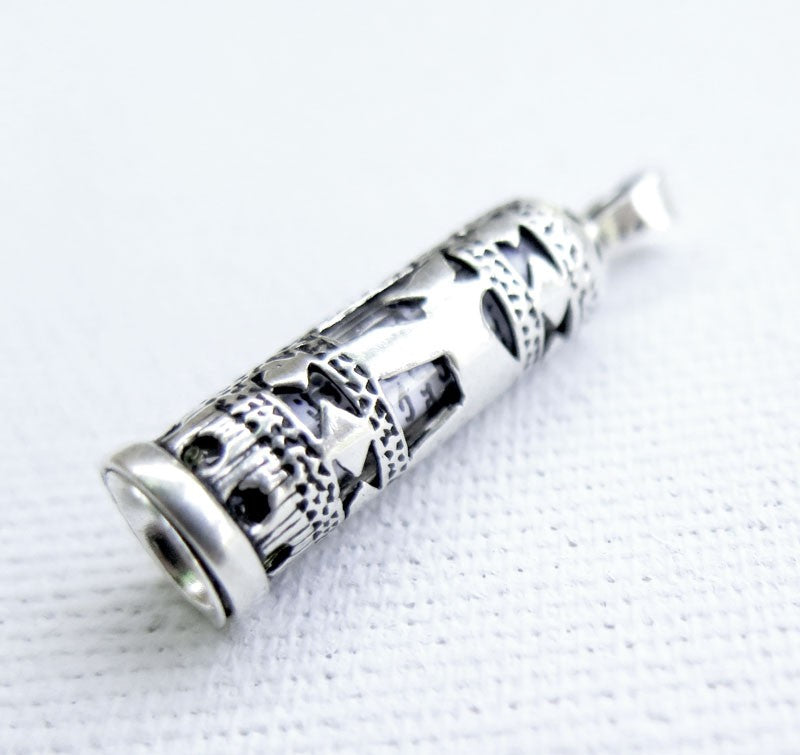 Silver Mezuzah Pendant