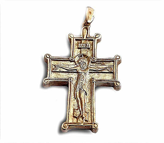Orthodox Crucifix -silver