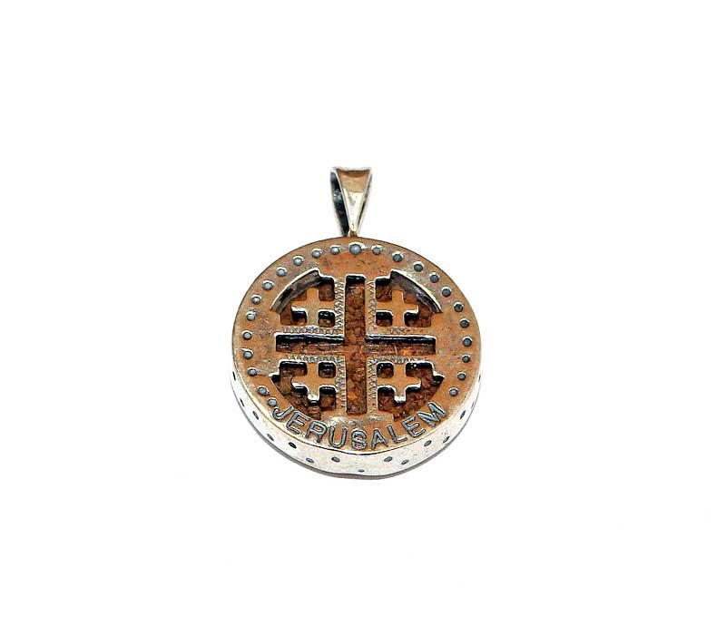 Jerusalem Cross & Jerusalem Soil | Silver