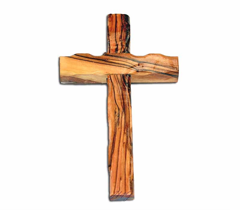 Olive wood cross Bethlehem