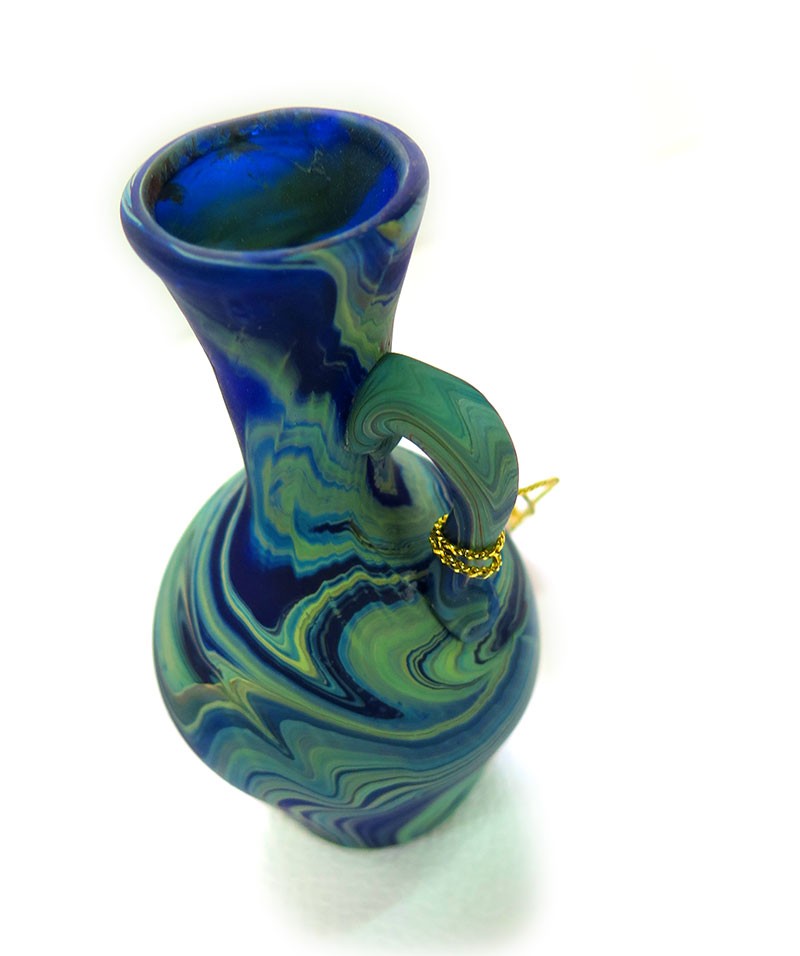 Glass vase Phoenician style-4