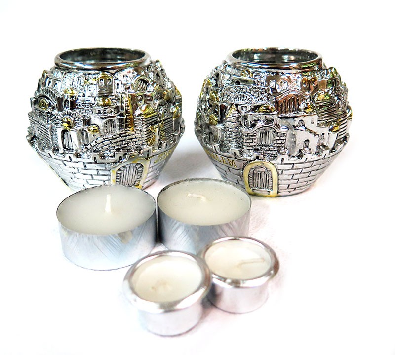 Jerusalem Walls| candle holders