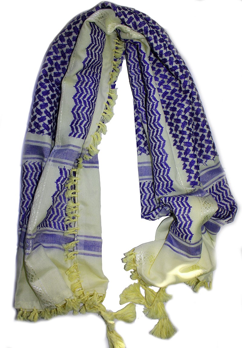 Keffiyeh - Special blue Keffiyeh scarf