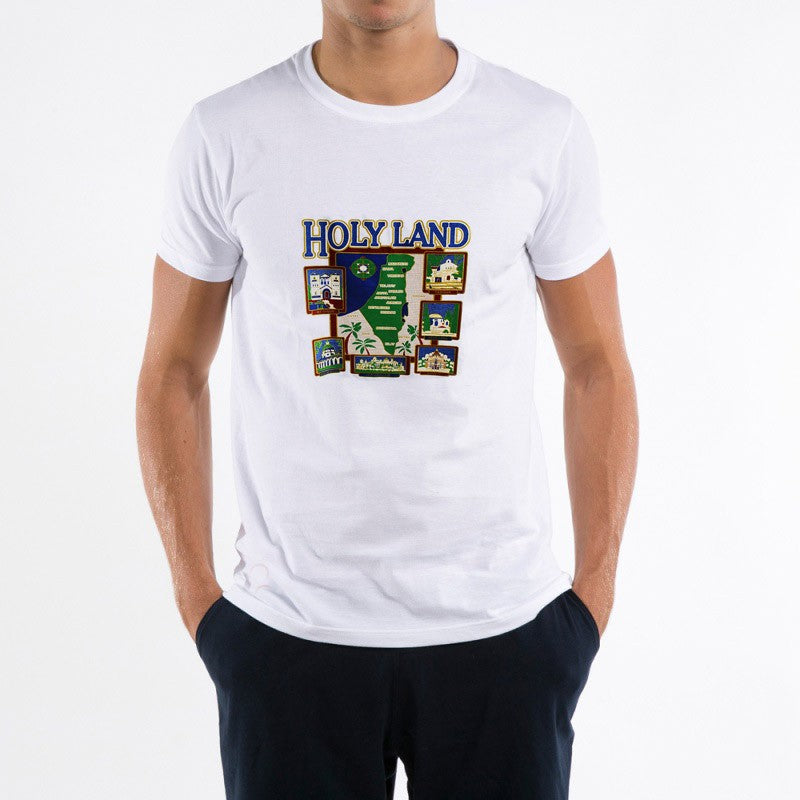 Holy land Sites Map - T-shirt