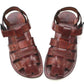 Jesus Sandals - leather sandals camel