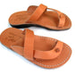 Model 43 Cana leather sandals color caramel