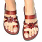 Jesus Sandals - model 50, leather sandals brown color