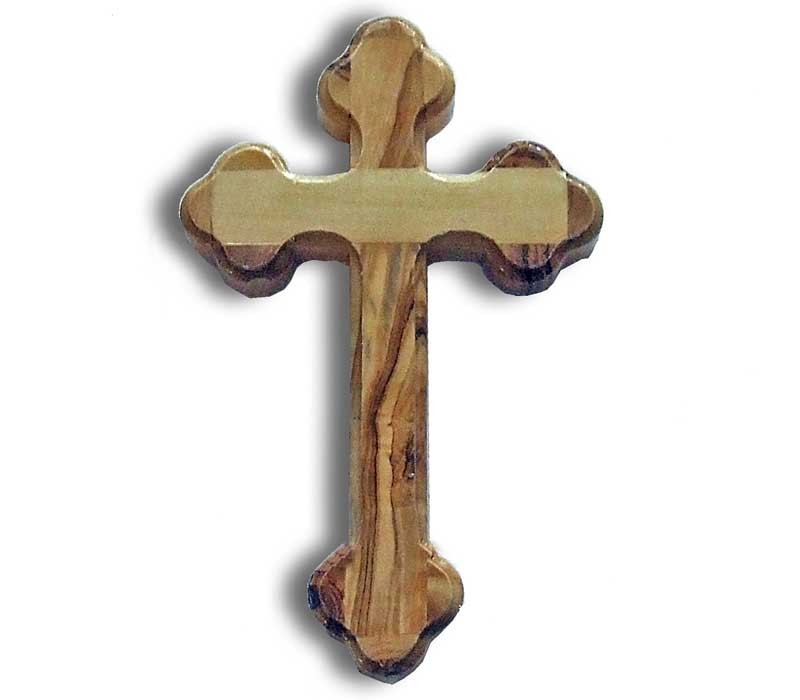 15 Handmade Wooden Cross Budded from Holy Land Olive Wood