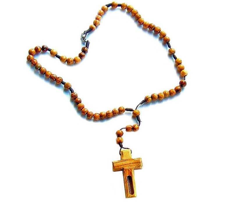 Rosary with Jerusalem Soil