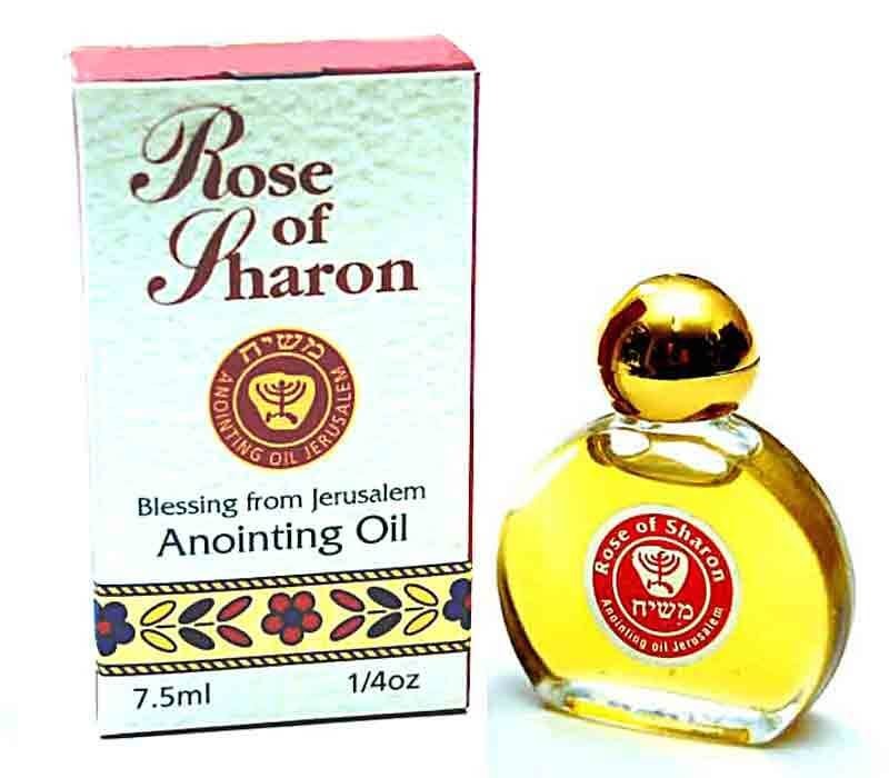 Anointing Oil Rose of Sharon, Blessing from Jerusalem - 12ml