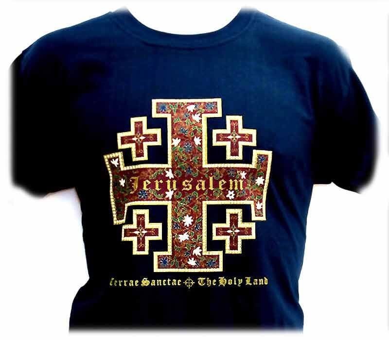Jerusalem Cross - T-shirt