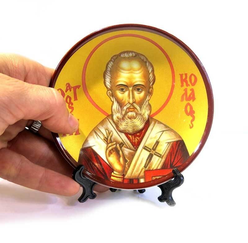 Saint Nicholas wall plate