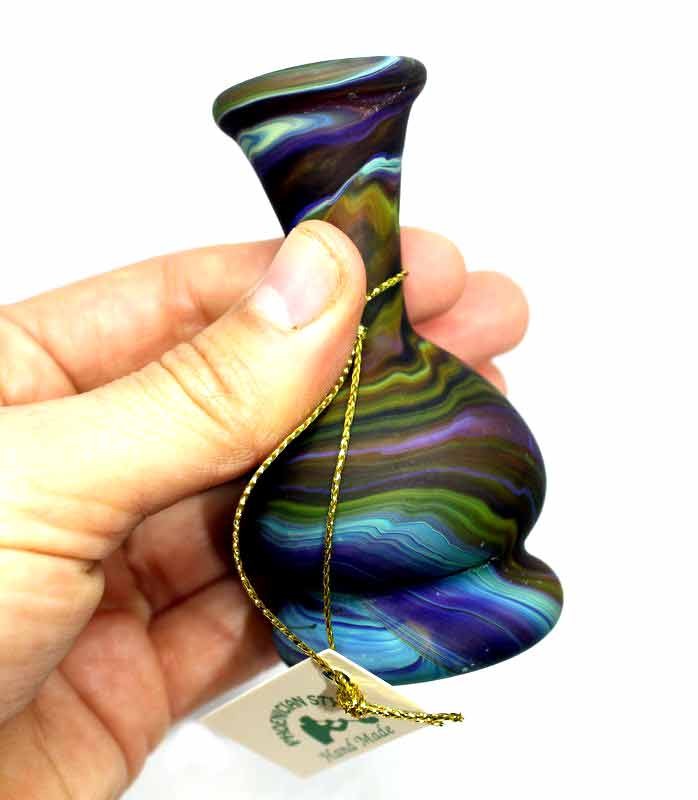 Glass vase Phoenician style-8