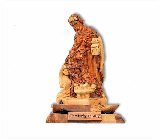 The Holy Family | Olive wood statue