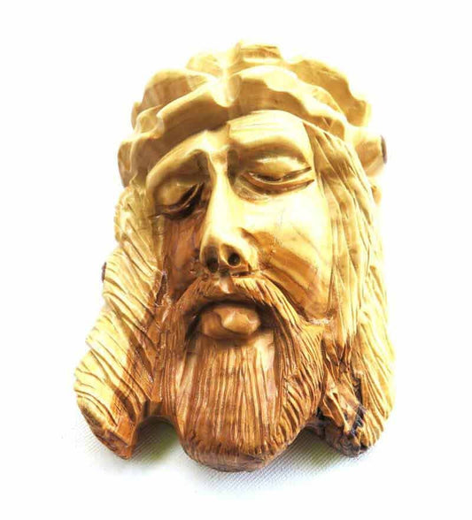 Face of Christ- size 17*11 cm - olive wood