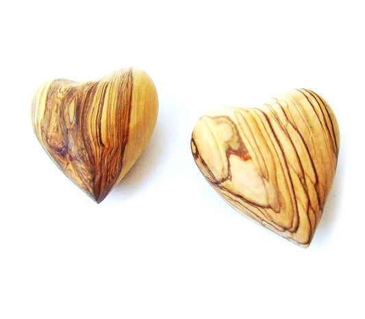 Olive wood Heart souvenir
