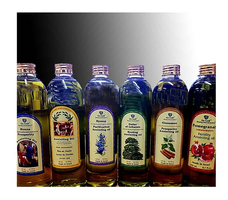 Anointing Oil from Israel in 30, 60, 100 and 250ml Bottles