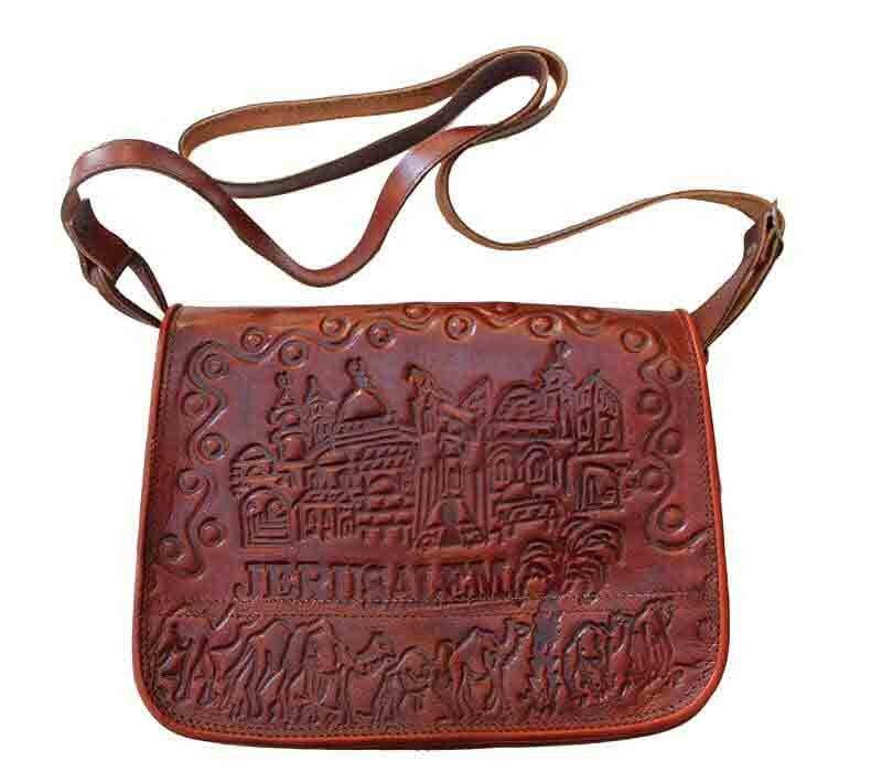 Leather bag Jerusalem