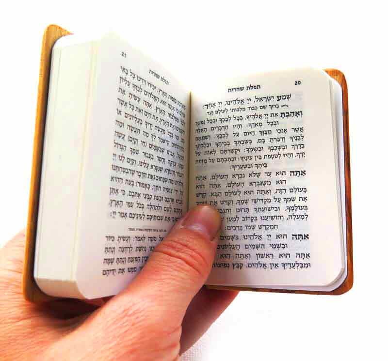 Pocket size Psalms - Olive wood Cover+Compass