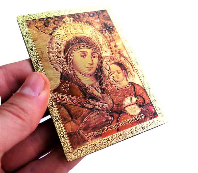 Icon magnet of Mary of Bethlehem