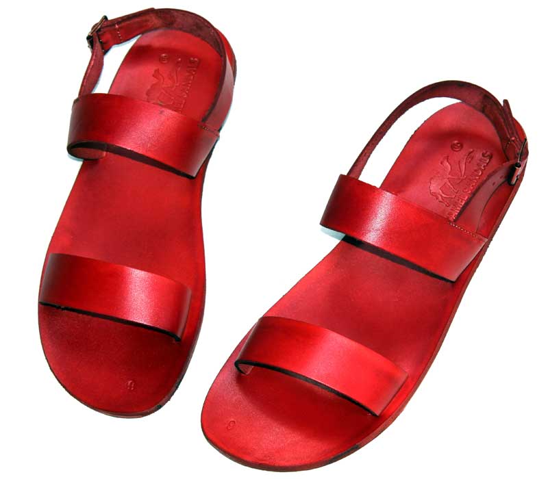 red sandals grounding
