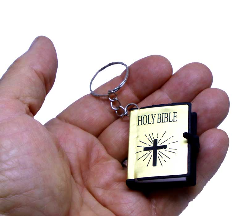 Mini Bible keychain