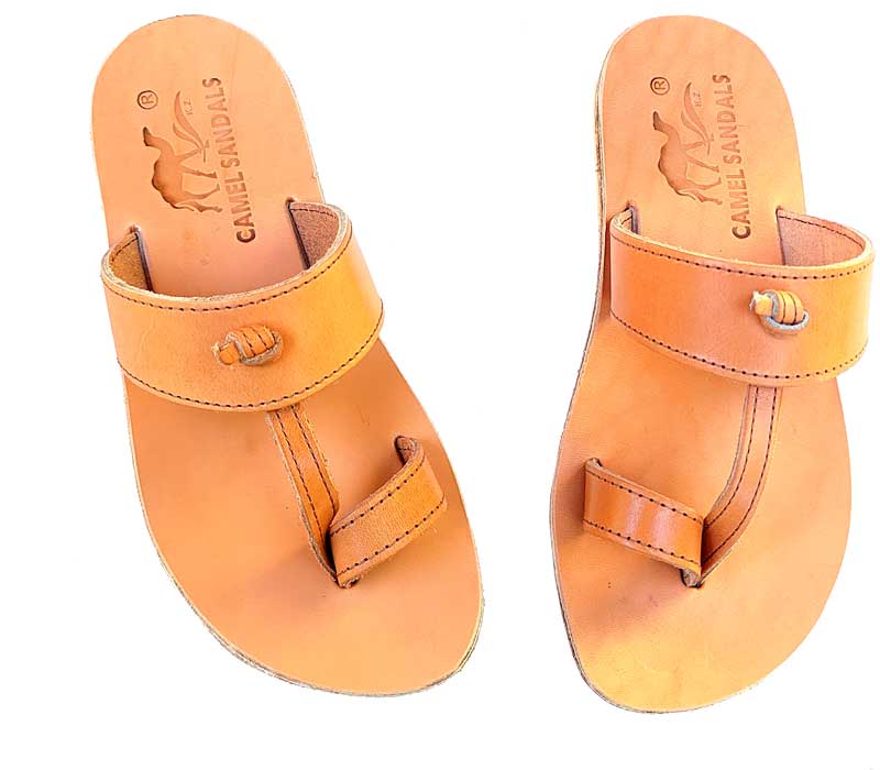 Empire leather sandals Hermès Camel size 37 EU in Leather - 34884478