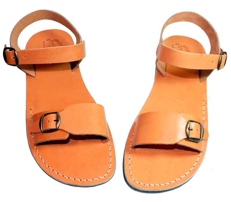 Amazon.com | Holy Land Market Unisex Adults/Children Genuine Leather  Biblical Sandals/Flip Flops/Slides/Slippers (Jesus - Yashua) Jerusalem  Style II | Sandals