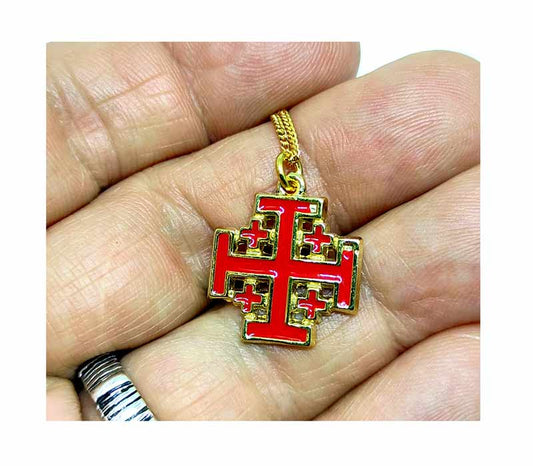 Jerusalem Cross Gold
