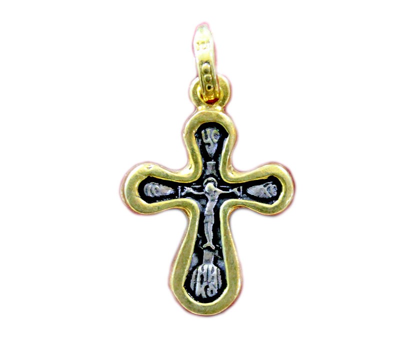 Crucifix - Silver 21mm - Free shipping