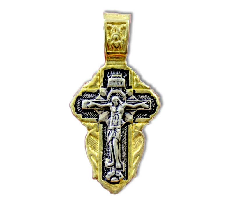 Crucifix pendant | 37mm | Silver