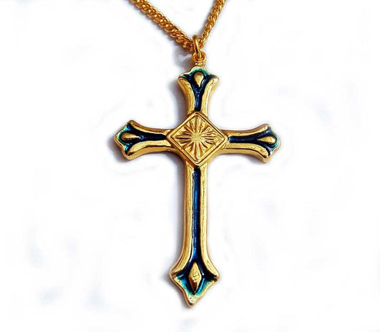 Cross pendant | Gold plated