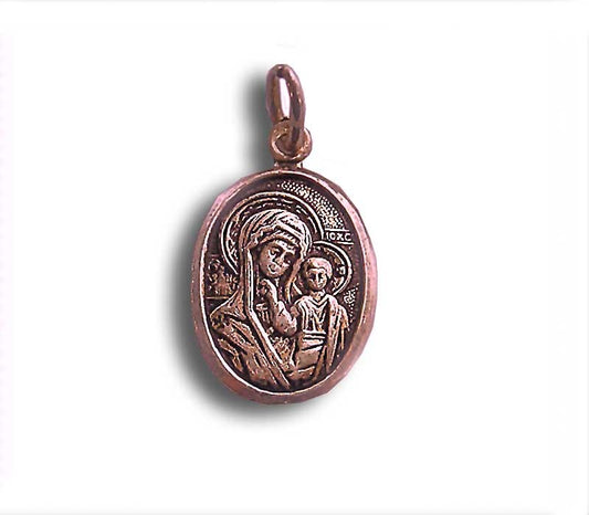 Mary and Jesus Medallion