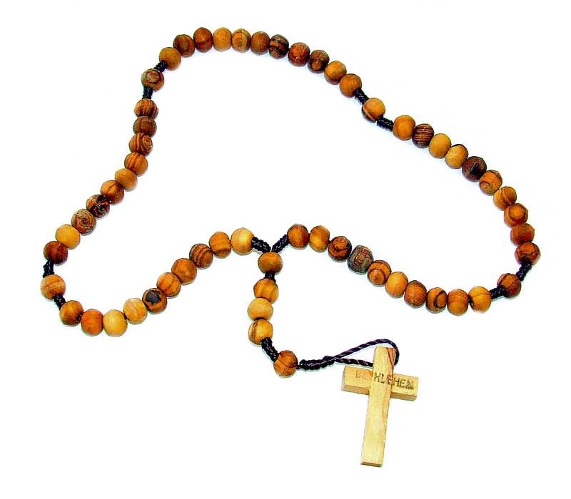 hand rosary olivewood