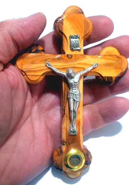 Olive wood Crucifix | 5 inches
