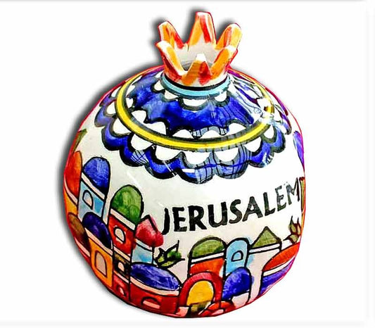 Ceramic Pomegranate - Jerusalem