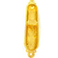 Mezuzah case - Gold and Blue plated metal
