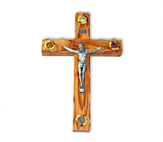 Catholic Crucifix olive wood