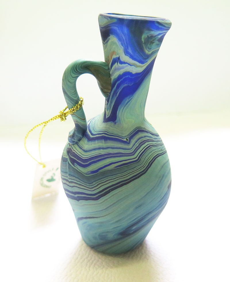 Glass vase Phoenician style-4