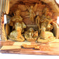 Nativity crib Olive wood