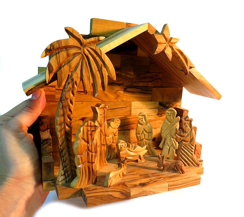 Nativity Scene | olive wood