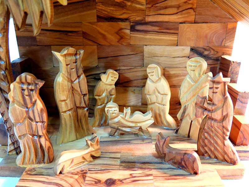 Nativity Scene | olive wood