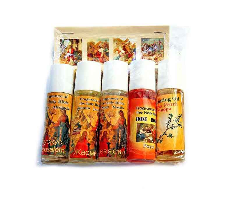 5 anointing roll on oils