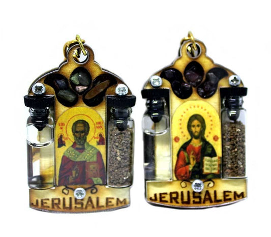 Key Chain - Jerusalem Soil & Holy Water