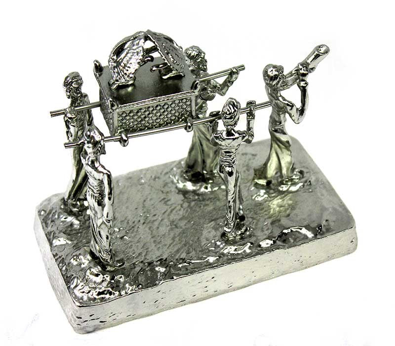 Ark of Covenant statue - silver plated