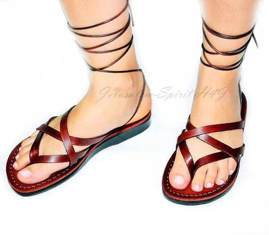 Jesus Sandals model 28 straps Biblical