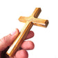 Olive wood cross -10 cm