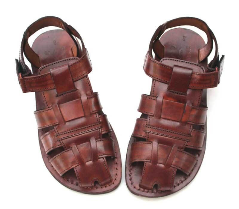 Jesus Sandals - leather sandals camel150