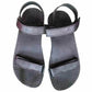 Velcro leather sandals Black model 13T