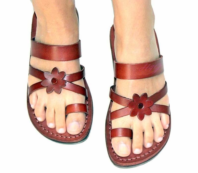 Leather sandals